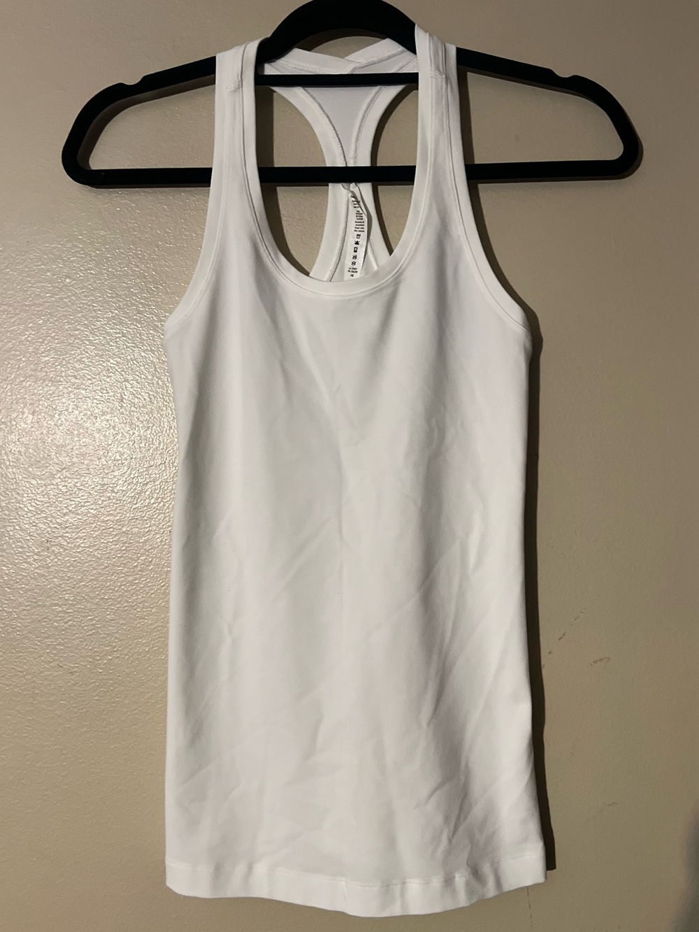 lululemon athletica White Racerback Performance Tank